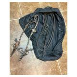 Western Show Horse Bit and Reins Set with Carry Bag