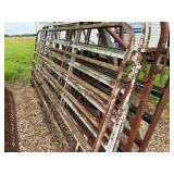 Lot of Metal Cattle/Livestock Gates and panels