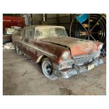 1956 Chevrolet Bel Air Convertible Project Car and Chev engine