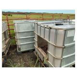 2 Homemade mineral totes with mineral in them.