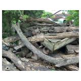 Pile of Mixed Wood and Scrap