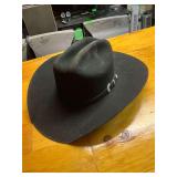 Stallion by Stetson Black Cowboy Hat Size 7