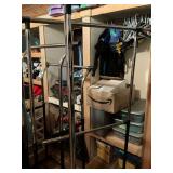 Rolling Garment Rack with Adjustable Shelves - 3