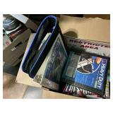 Assorted Office and Household Items - Binder, Pens, Restricted Area Sign, CDs, and More!