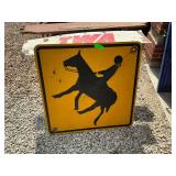 TWA Sign and Riding Sign