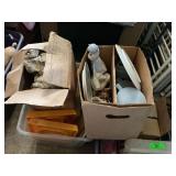 Boxes and Totes with Assorted Household Items