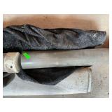 Metal Pipe with Fabric and Mat