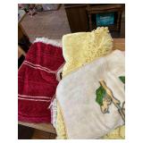 Assorted Decorative Textiles - Blankets, Throws, and More