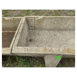 Concrete Livestock Feeder trough.