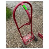 Red Metal Hand Truck