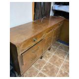Wood Dresser with 6 Drawers