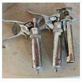 Lot of Three Metal Syringe Guns