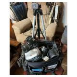 Canon Camera Gear Lot: Camera, Lenses, Camcorder, & More