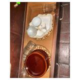 Assorted Tableware Collection - Plates, Serving Dish, Glassware