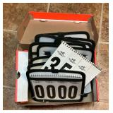 World Class Equestrian Number Holders and number Set