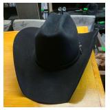 Hatters Custom Hats Black Cowboy Hat - Size 7 5/8