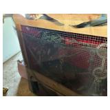 Custom Wood Framed Bird Cage