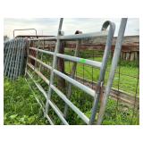 Group of Galvanized Metal Cattle Panels