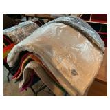Lot of Assorted Mayatex Saddle Blankets