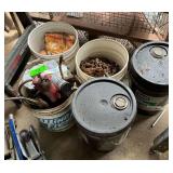 Assorted Tools fencing and Garage/Shop Items