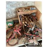 Assorted Equestrian Tools and Accessories