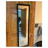Full Length Black Framed Mirror