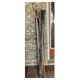 Cattle show sticks, calf catcher