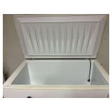 Chest Freezer and Terra Cotta Cookware Set