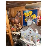 Equestrian Themed Collectible Display - top shelf