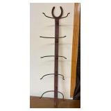 Rustic Horseshoe Hat Rack