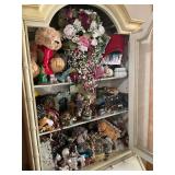 Collectibles and Decor- Top of cabinet