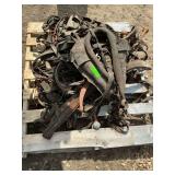 Horse Harness Lot and Wooden Pallets