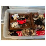 Mixed Lot: Wooden Display, Potpourri, Hair Accessories, and More