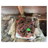 Portable Air Compressor with Hoses and Tow Chain