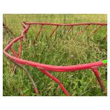Two Round Bale Hay Feeders