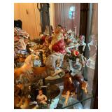Carousel Horse Figurine Collection- entire shelf