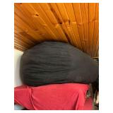 HUGE- Fuf Comfort Black Beanbag Chair