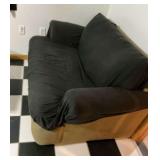 Upholstered loveseat with Cover