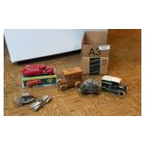 Collection of Diecast and Wooden Replica Vehicles