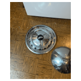 Set of Three Vintage Automotive Hubcaps