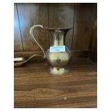 Brass Pitcher and Copper Tone Dish Collection