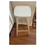 White Wooden Stool