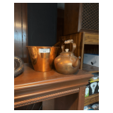Copper Kettle and Bucket Set Made in Portugal