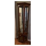 Wooden Corner Display Cabinet