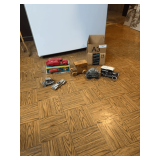 Collection of Diecast and Wooden Replica Vehicles