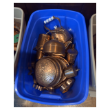 Collection of Copper Kitchenware - Teapot, Colander, and More