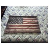 Rustic American Flag Wall Decor