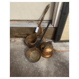 Assorted Copper and Brass Kitchenware