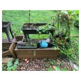 Outdoor Furniture and Garden Decor Lot