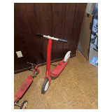 Red, Sears metal scooter